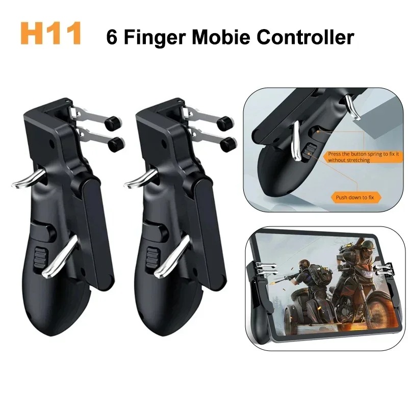 Gaming Console For Phone - H11 Mobile Controller PUBG Aim Shooting