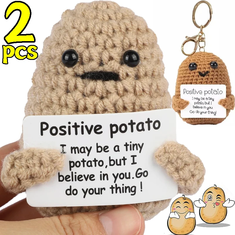 1/2pcs Positive Energy Potato  - огляд і ціна Gaming Console Keychain