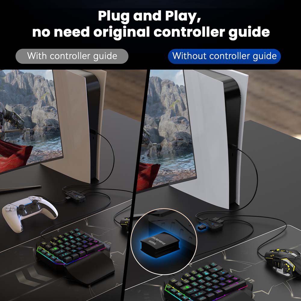 for PS5 Gaming Keyboard Mouse  - огляд і ціна Gaming Console Buttons